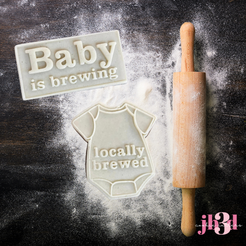 Baby Brewing/Locally Brewed Cutters & Debosser Stamps