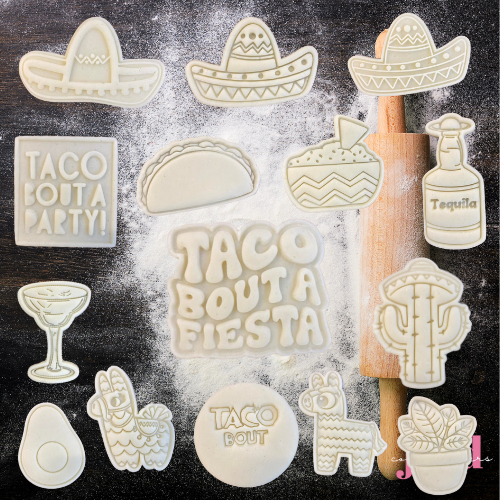 TACO PARTY - Cutters & Embosser Stamps