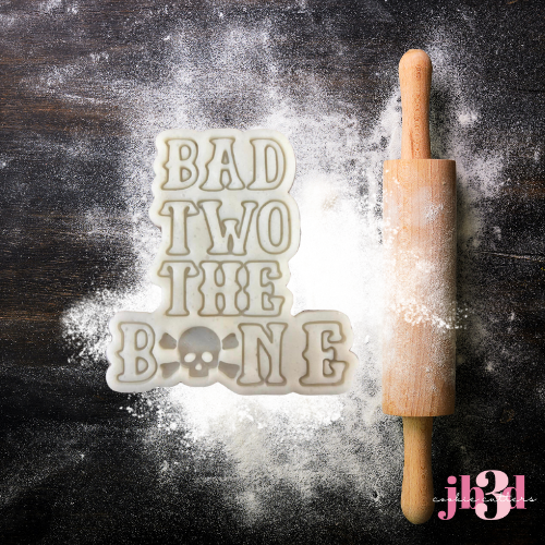 Bad Two the Bone Set - Cutters & Embosser Stamps