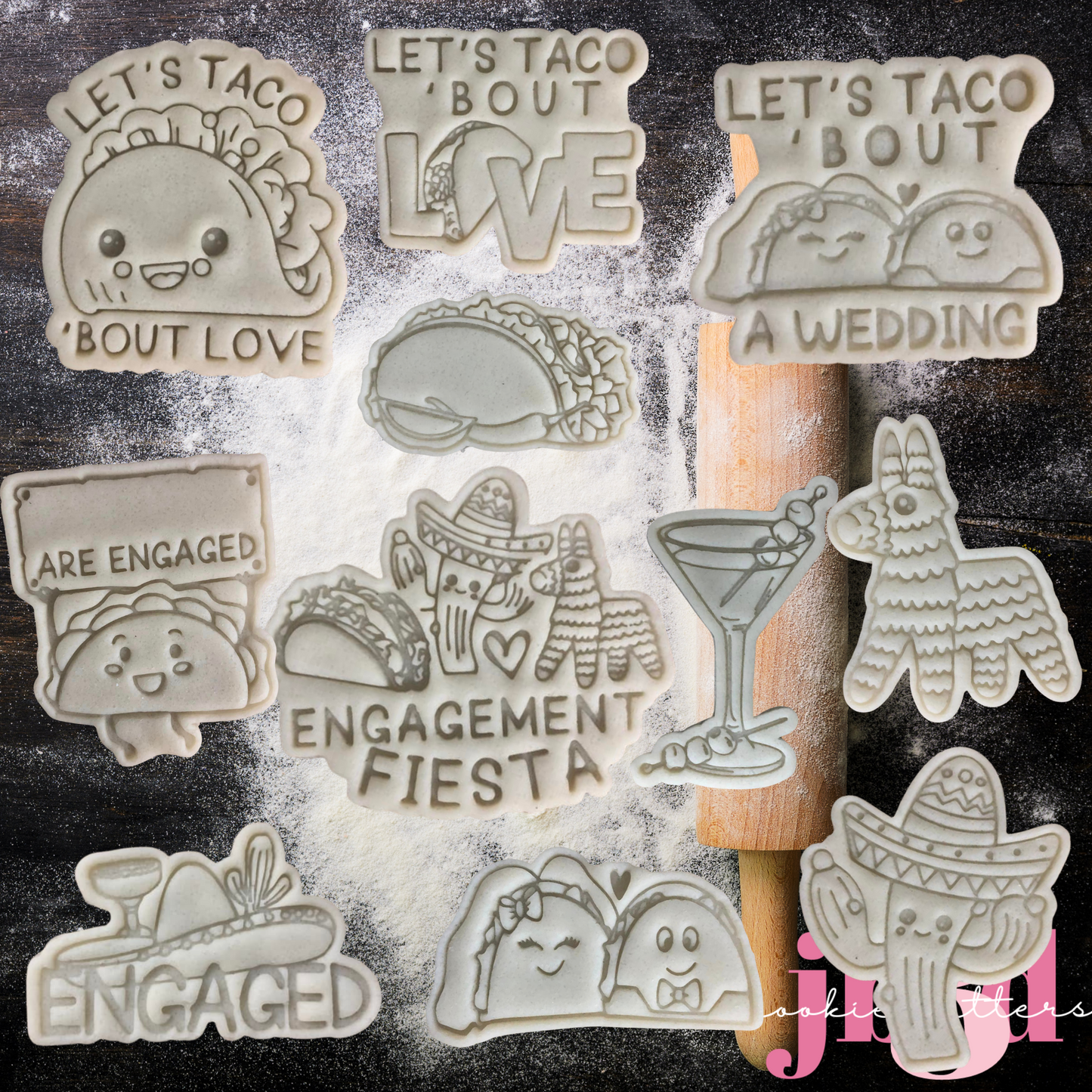 Engagement FIESTA - Lot of cutters & Embossers