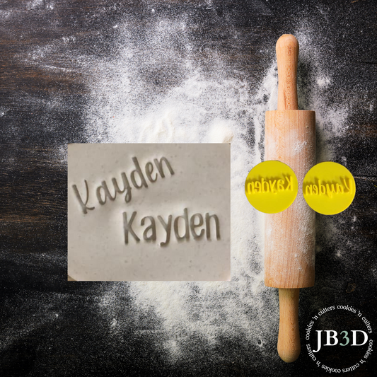 Kayden 60mm round Stamps