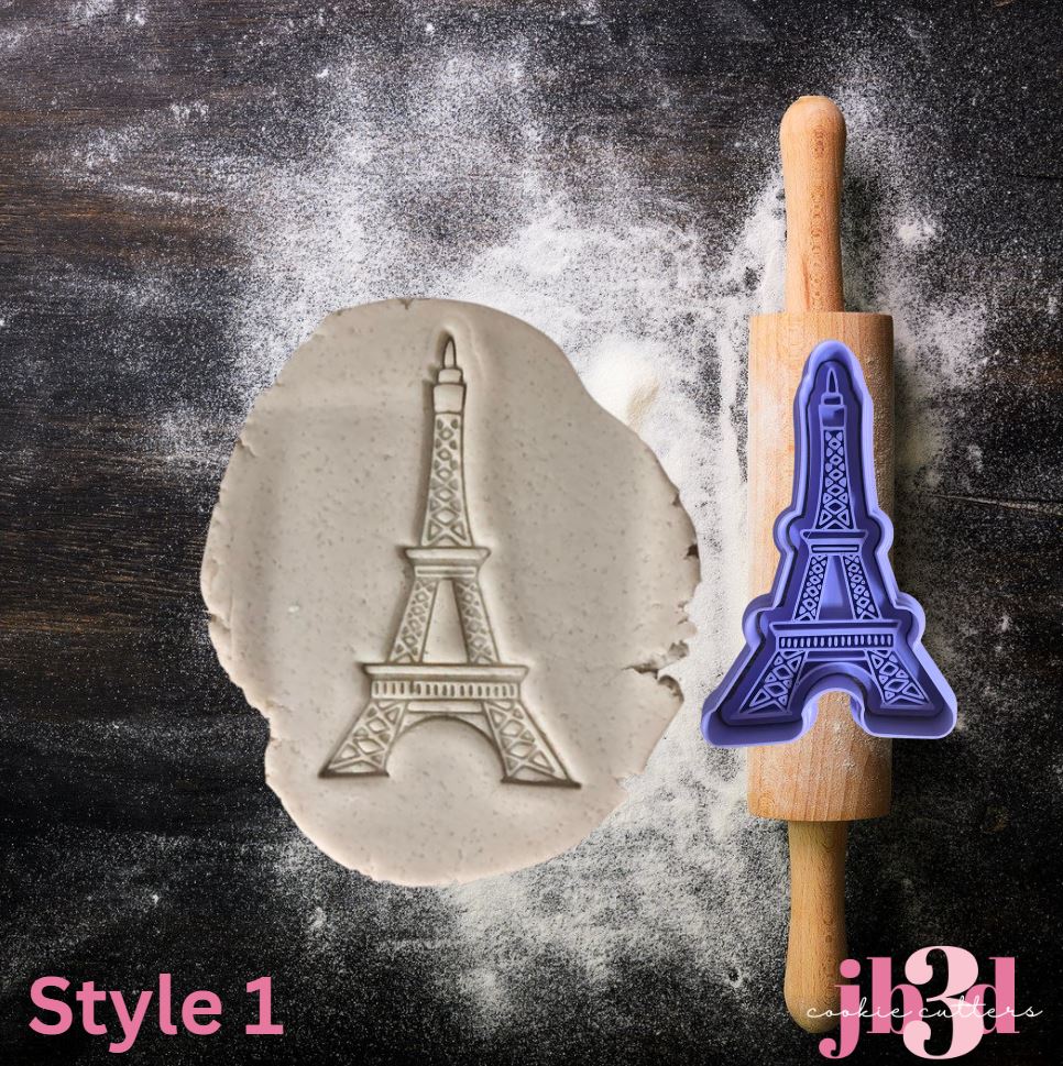 Paris - 2 styles with or without bow - Cutters & Embosser Stamps