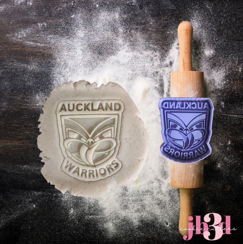 AUKLAND WARRIORS - Cutter & Embosser Stamp