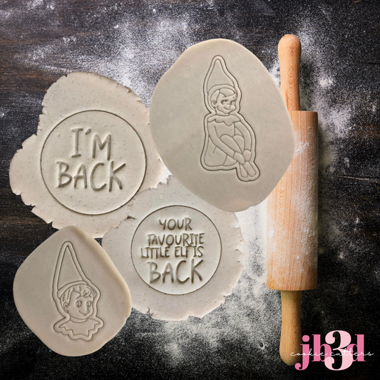 Elf - I'm back!!! - Cutters & Embosser Stamps