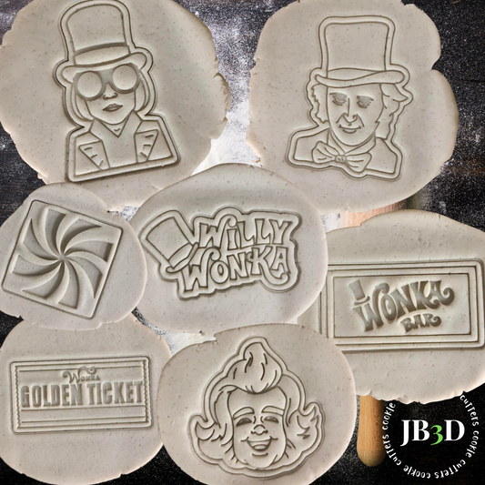 WILLY WONKA  Style Set of Cutters& Embossers