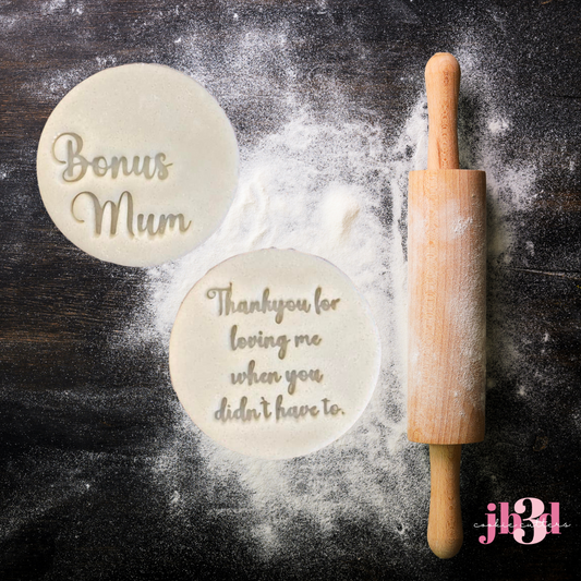 Bonus Mum SET of 2 - 70mm Stamps