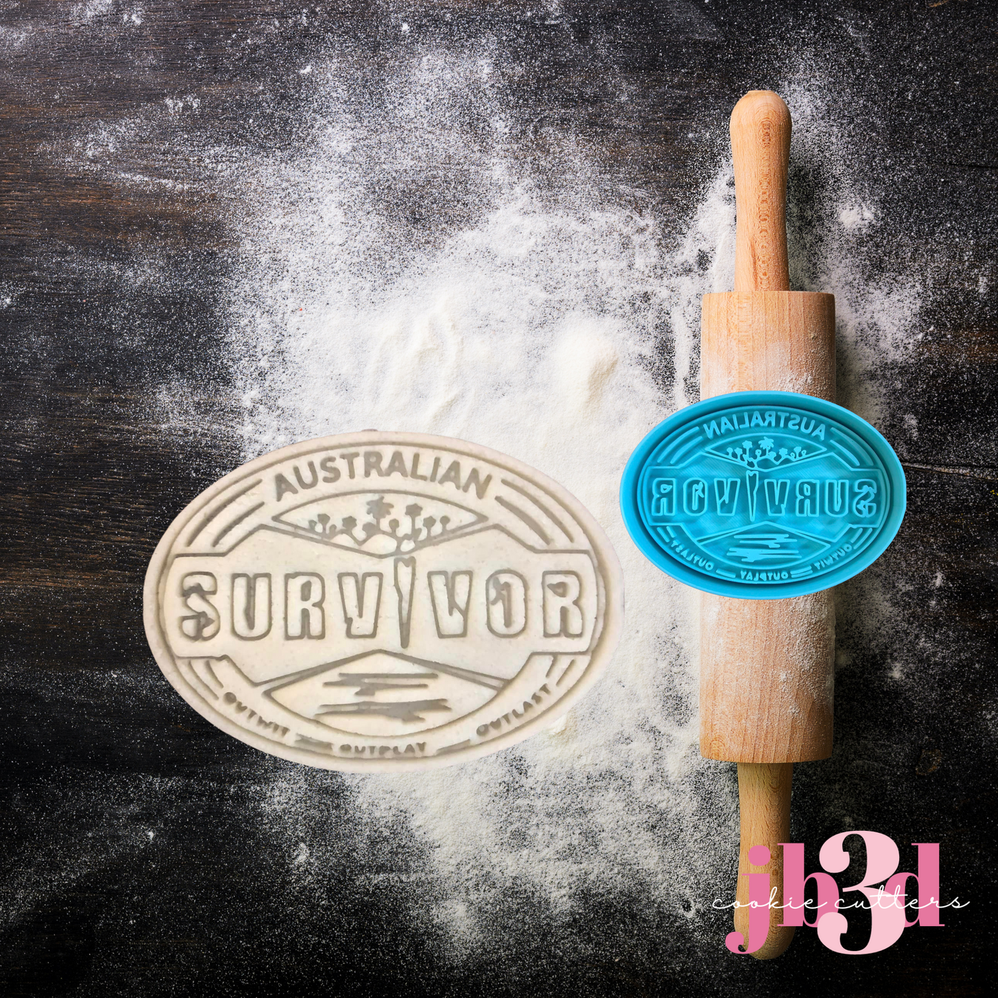 Australian Survivor - Cutters & Embosser Stamps