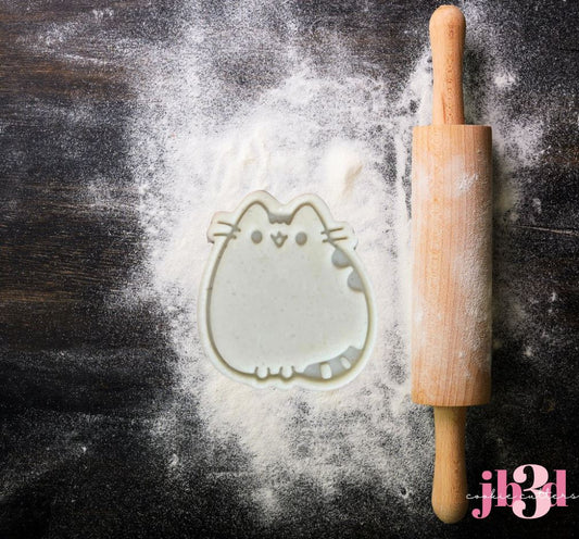 Mini pusheen Cat 60mm Cutter & Embosser stamp