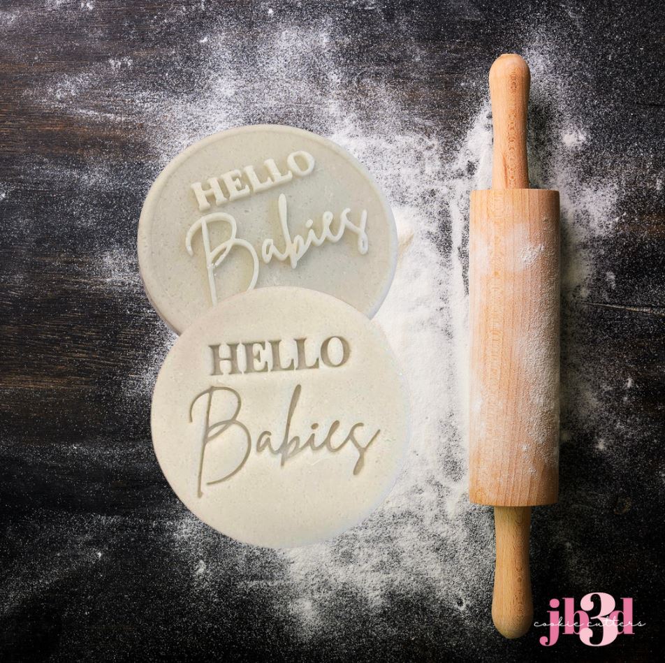 Hello BABIES - - Debosser Embosser 70mm stamps