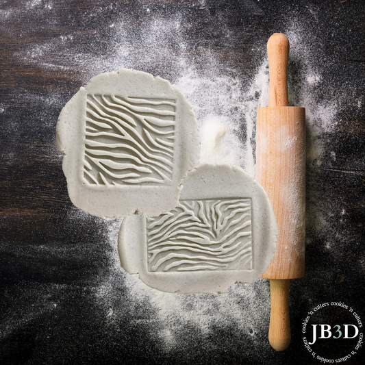 Zebra print pattern - Embosser & Debosser stamps