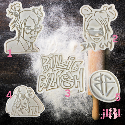 Billy Eilish Cutters & Embosser Stamps