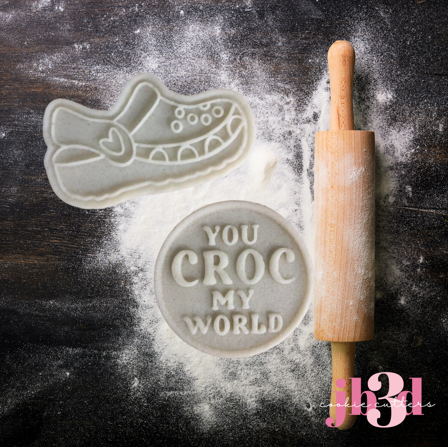 You CROC my world - Cutter & Debosser Stamps