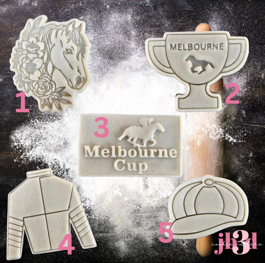 Melboure Cup Cutters & Stamps