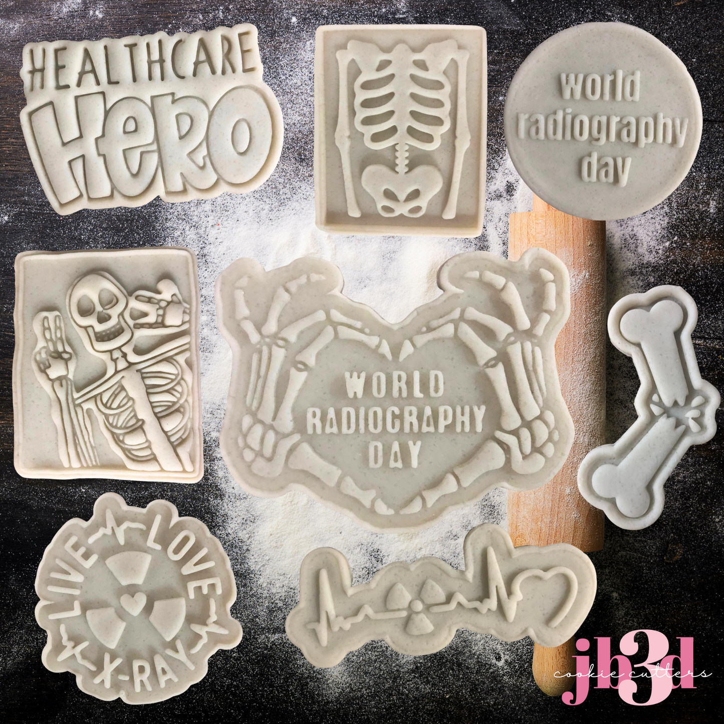 World Radiography Day - Cutters & Stamps