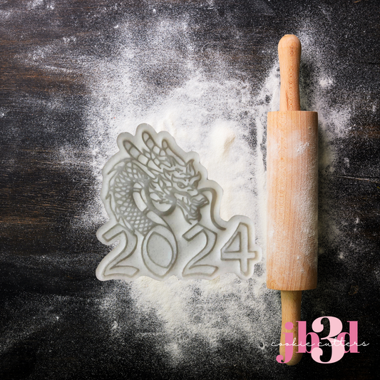 2024 Year of the Dragon Chinese New Year - Cutter & Embosser