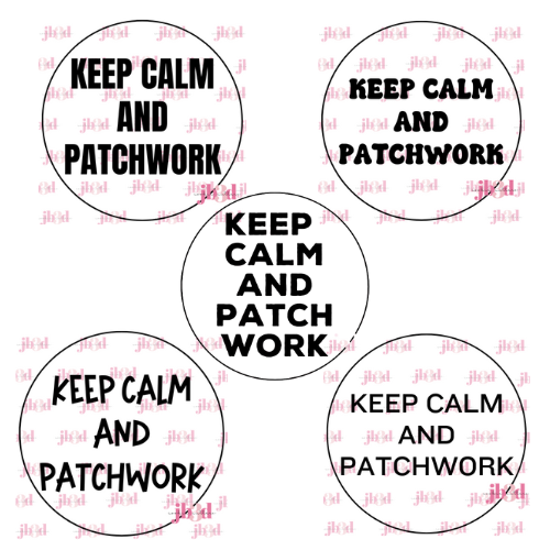 Keep Calm and Patchwork - 70mm Stamps