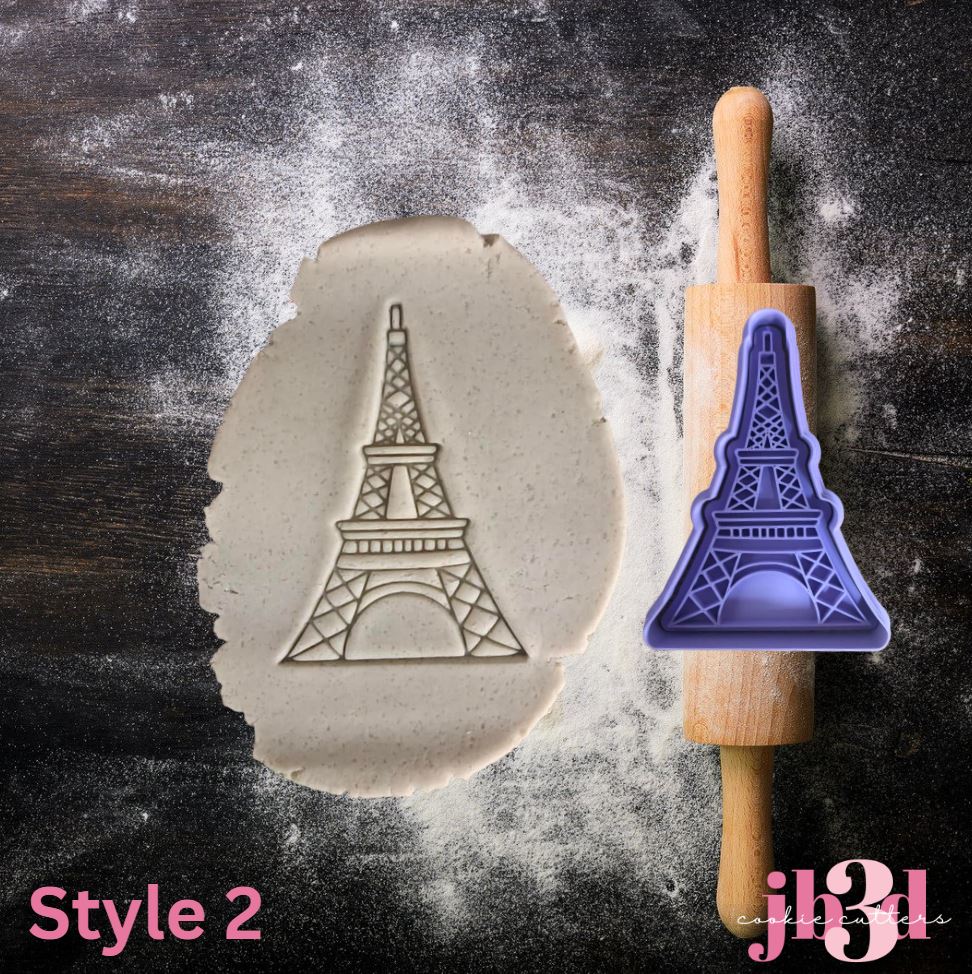 Paris - 2 styles with or without bow - Cutters & Embosser Stamps