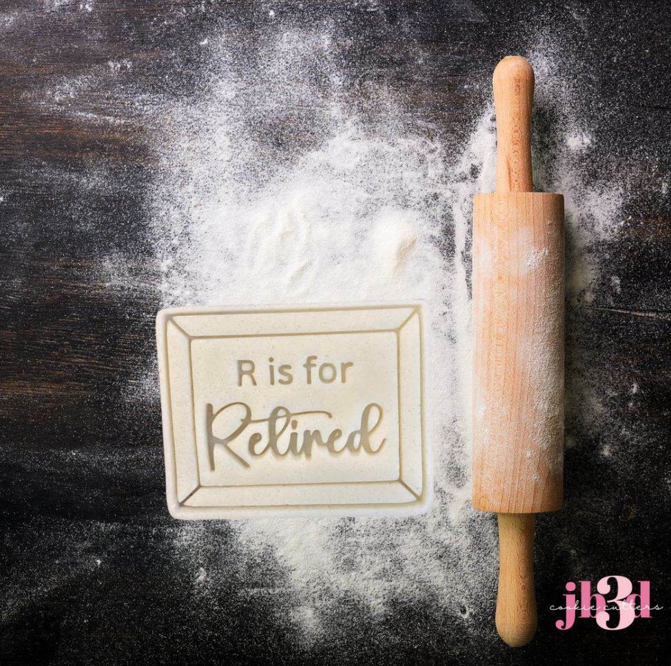 R is for Retired - Cutter & Embosser Stamp