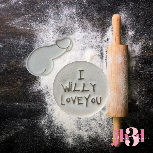 I Willy Love you - Cutter & Stamps