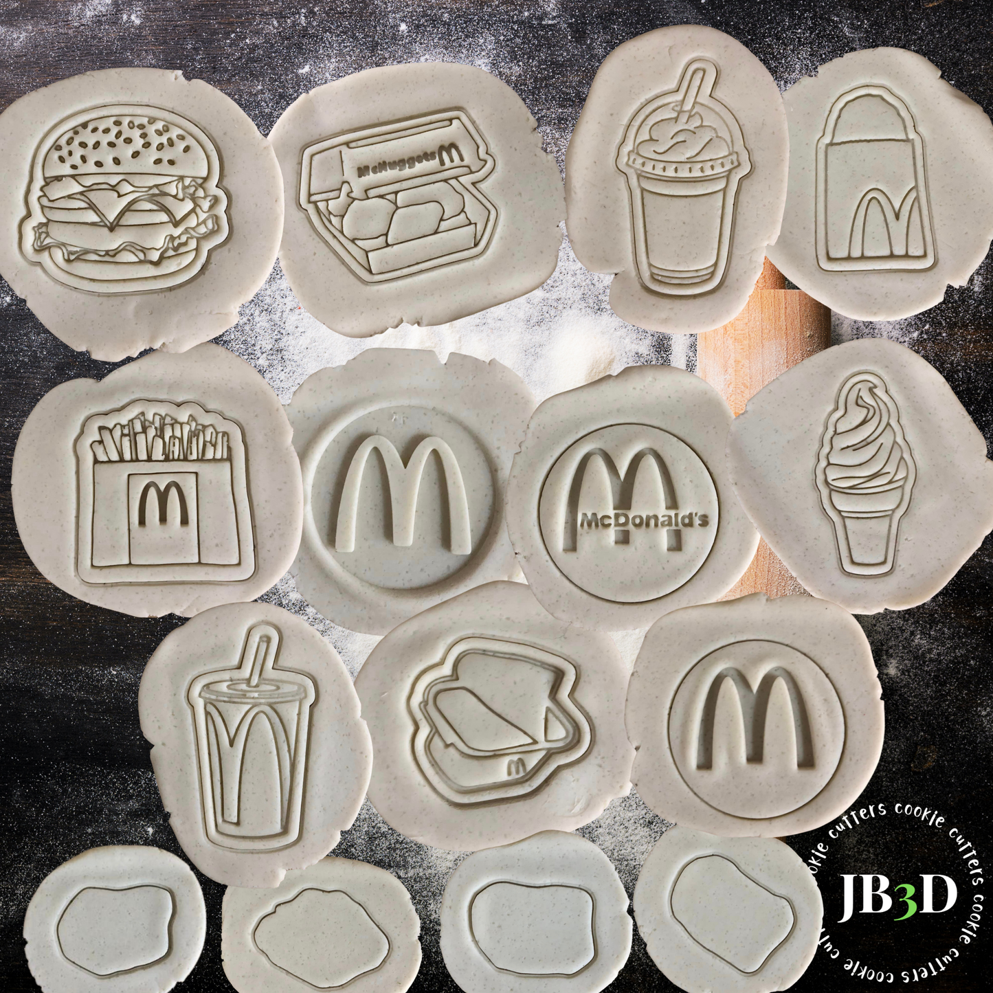 McDONALDS Set Cutters/Embossers/Debosser