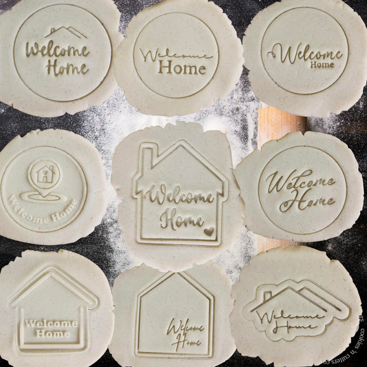 WELCOME HOME - Cutters & Embosser Stamps