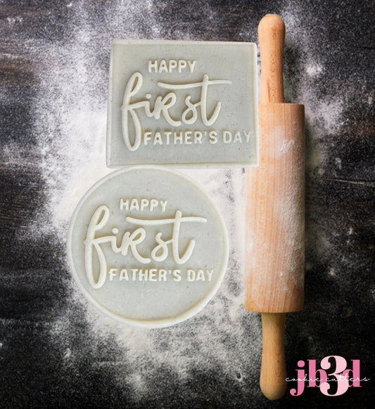 Happy First Fathers Day 70mm Stamps