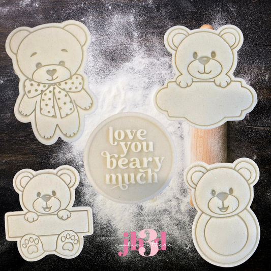 Love you Beary Much Baby Bears - Cutters & Stamps