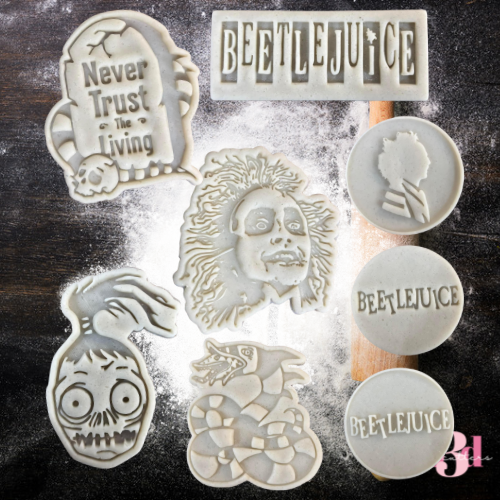 BEETLEJUICE Cutters & Embosser Stamps