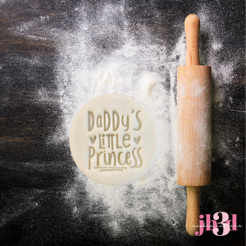 Daddy's Little Princess 70mm round stamp