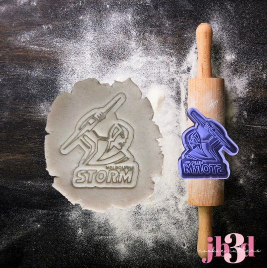 MELBOURNE STORM - Cutter & Embosser Stamp