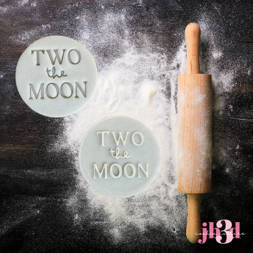 Two the Moon - Cutter & Embosser/Debosser stamps