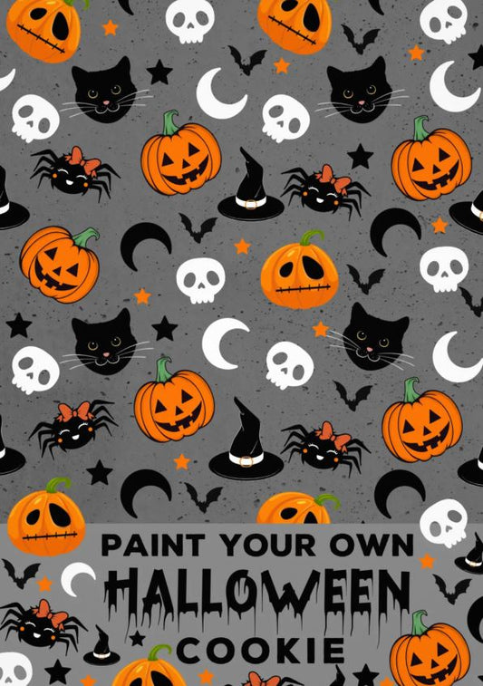 COOKIE BACKER  - Paint your own Halloween Cookie