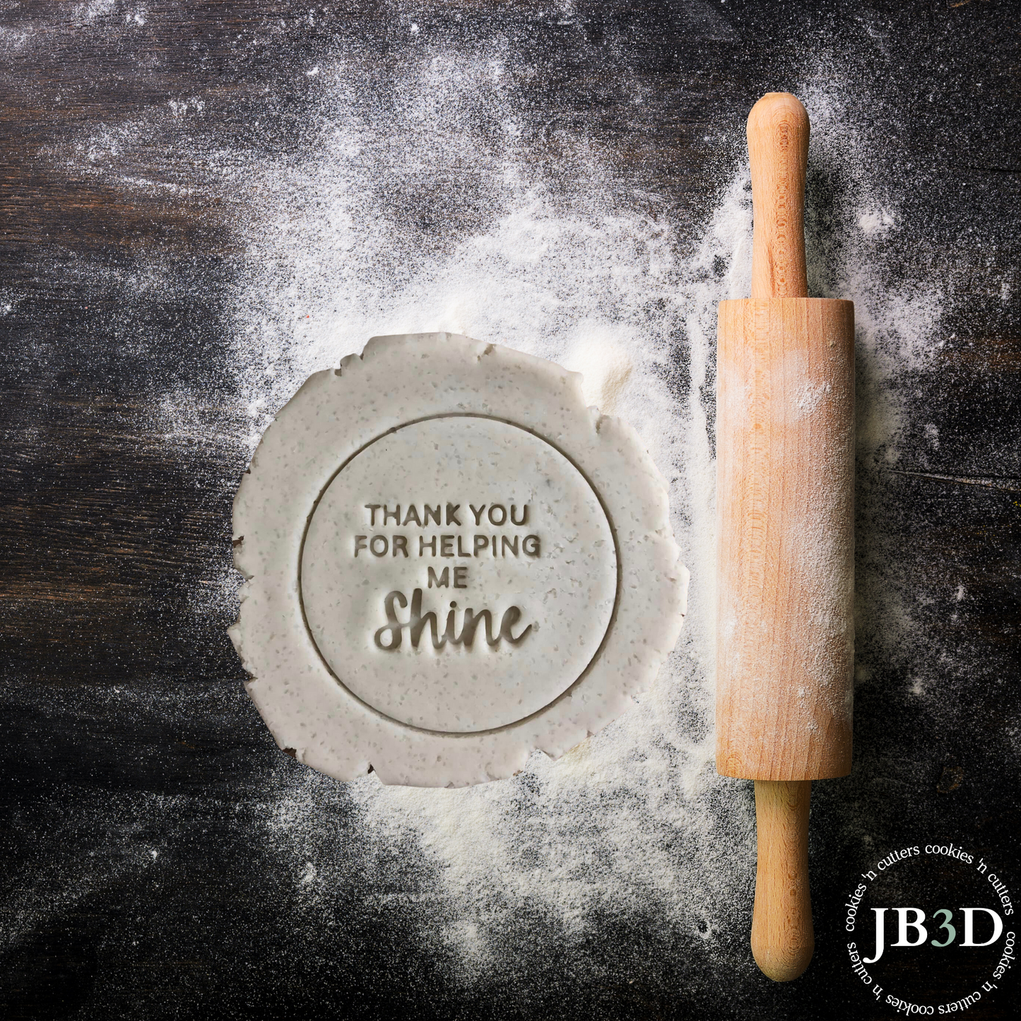 Thanks for helping me GROW & SHINE - 70mm Stamps