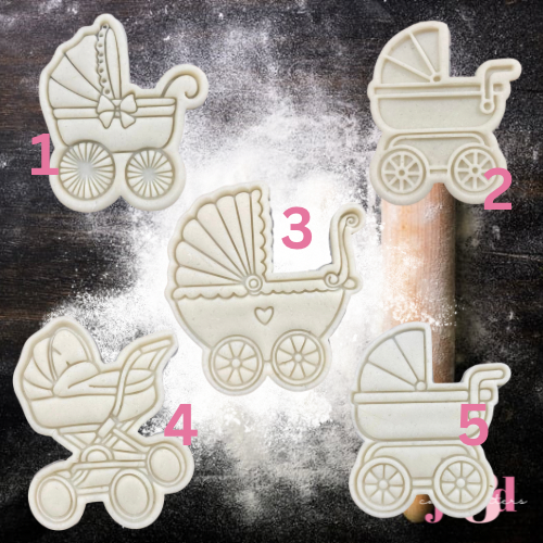 Baby Prams - Cutters & Stamps