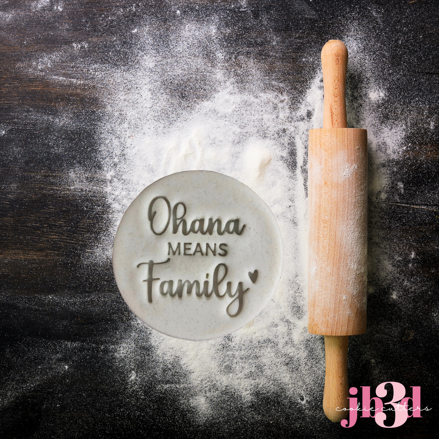 Ohana means Family Embosser Stamp