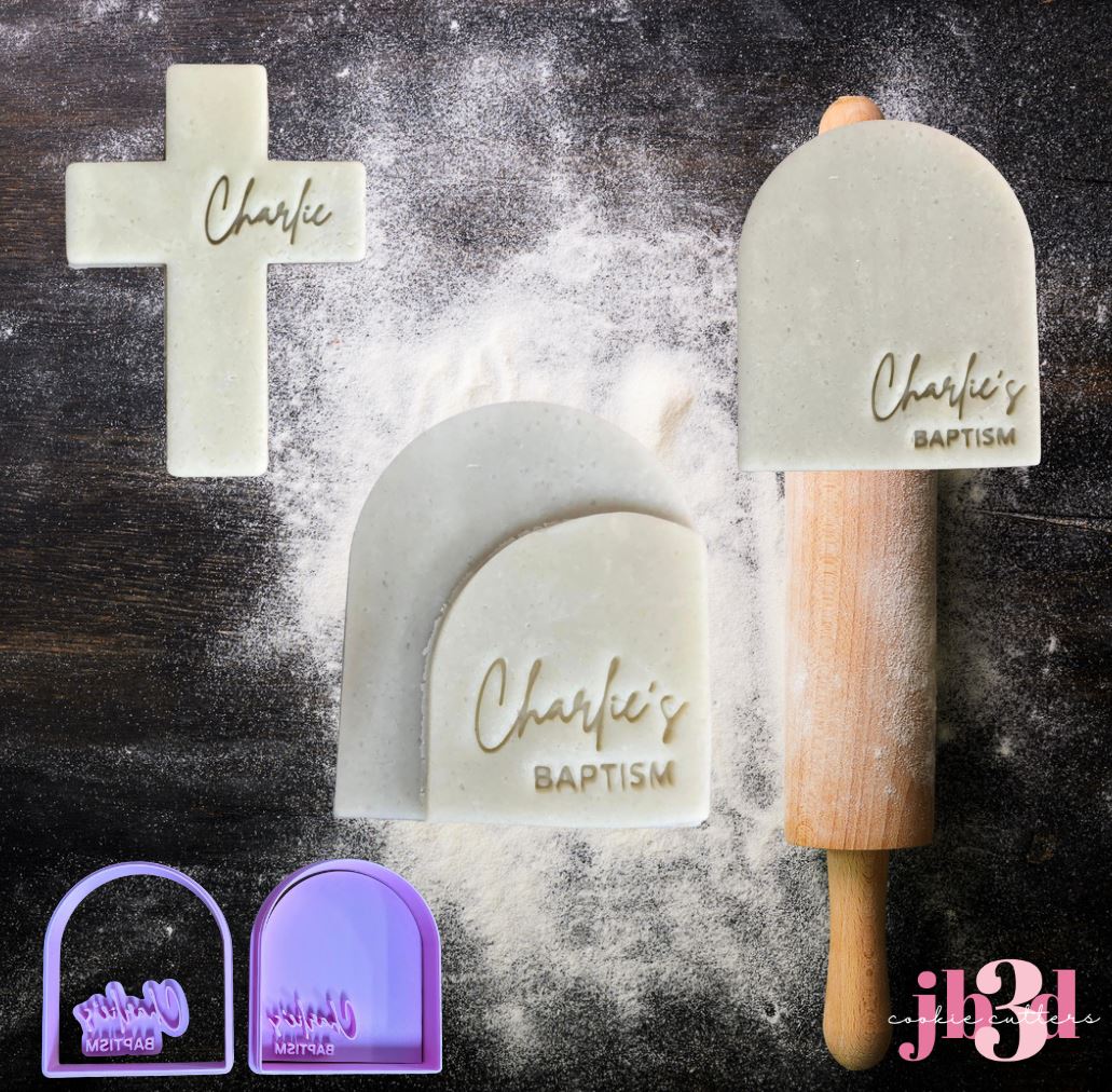 Custom Baptism Cutters & Embosser Stamps