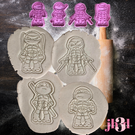 Ninja Turtles 4 design - Cutters & Embossers