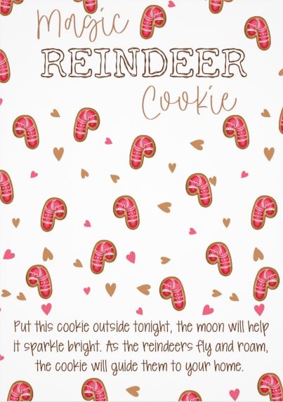 MAGIC REINDEER COOKIE - Cookie Backer