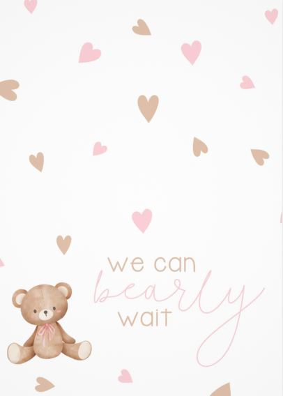 We can Bearly Wait - GIRL Cookie Backer