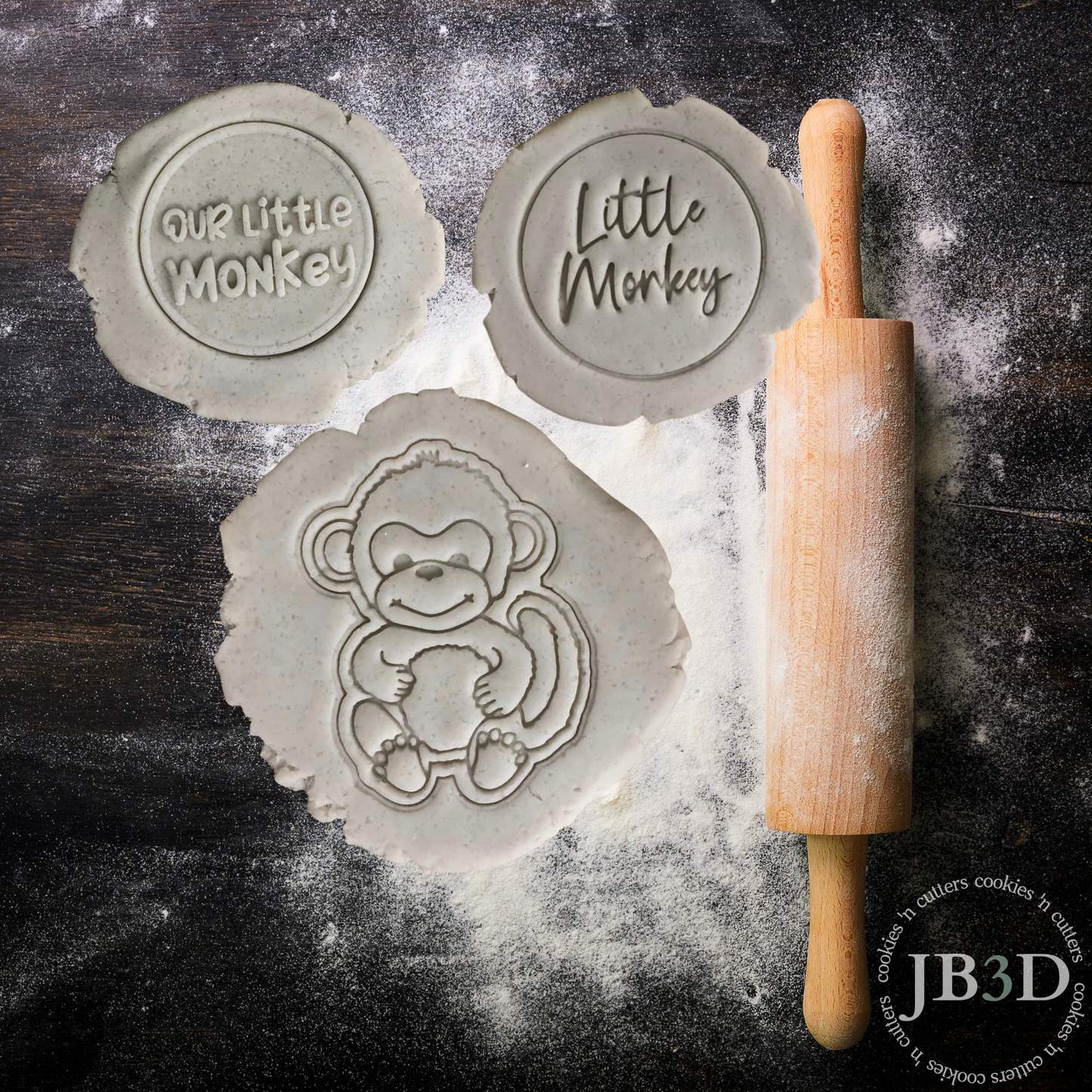 Little Monkey - Cutter & Embosser - Stamps