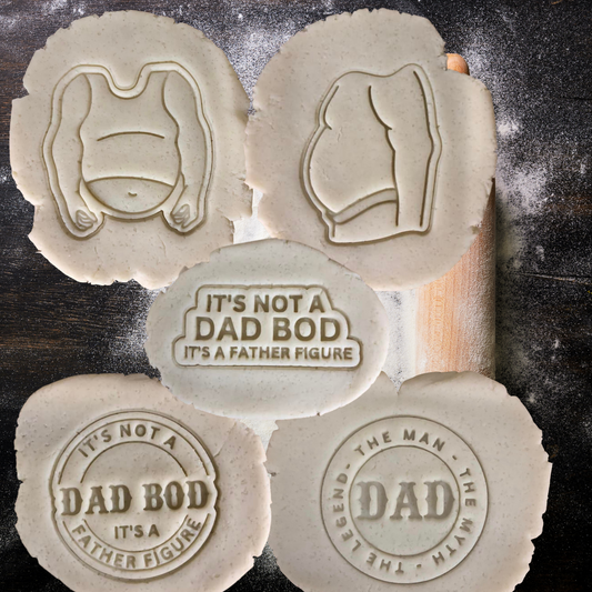 IT'S NOT A DAD BOD - Fathers day Cutters & Embossers