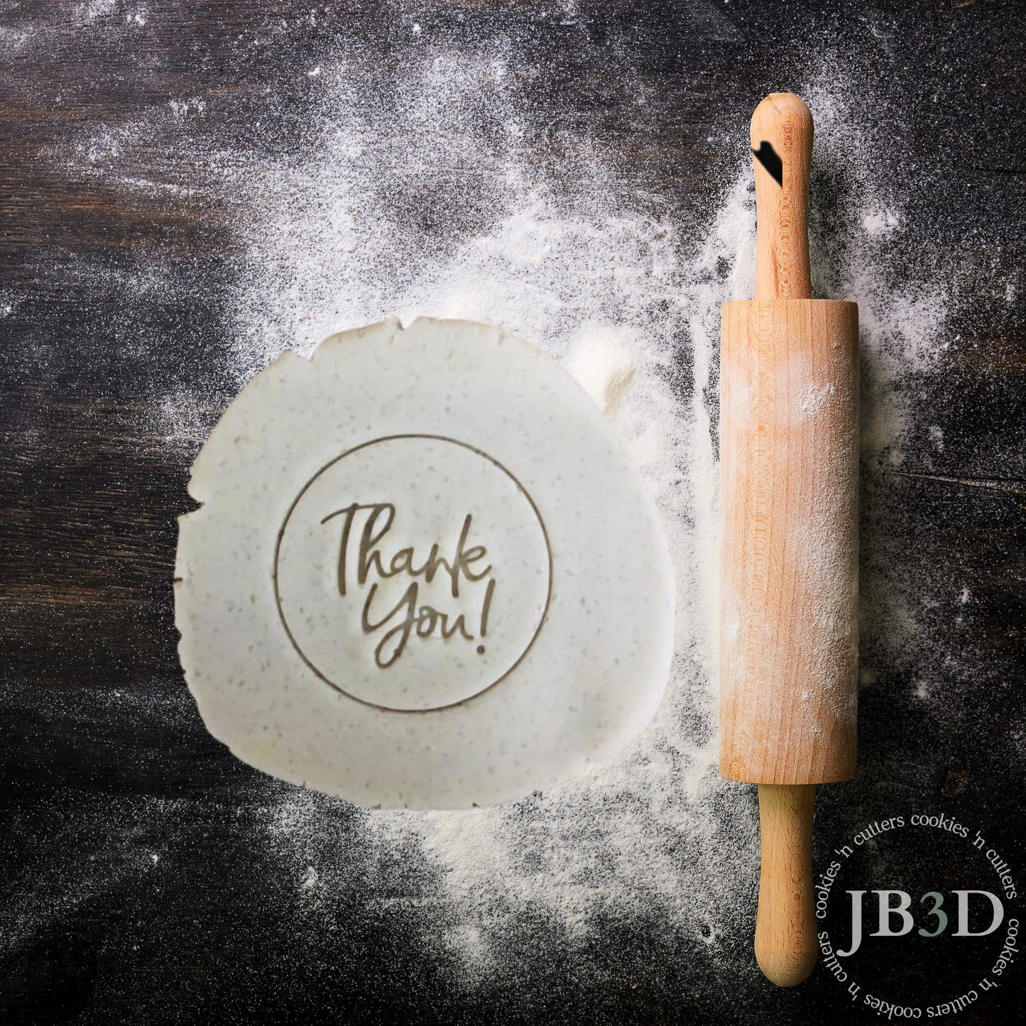 Thankyou -  sizes Embosser Stamp