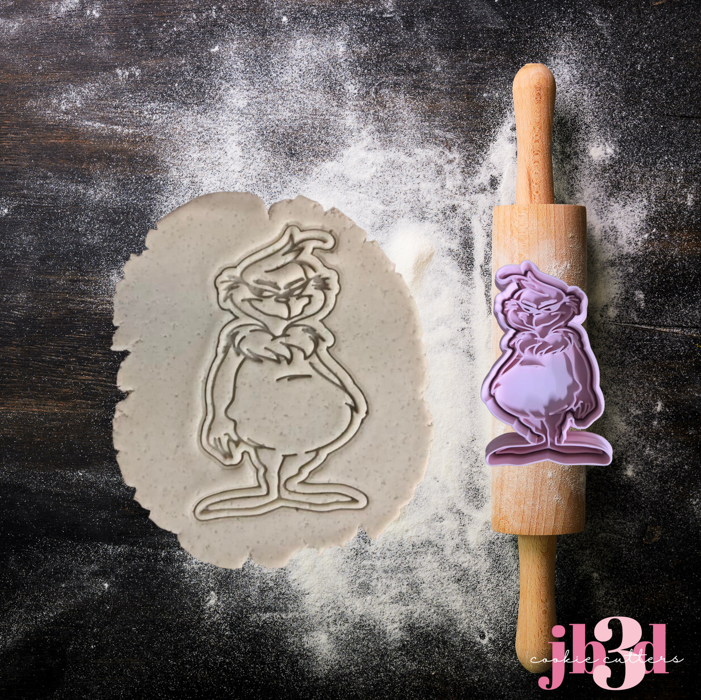 Tall Grinch  - Cutter & Embosser Stamp