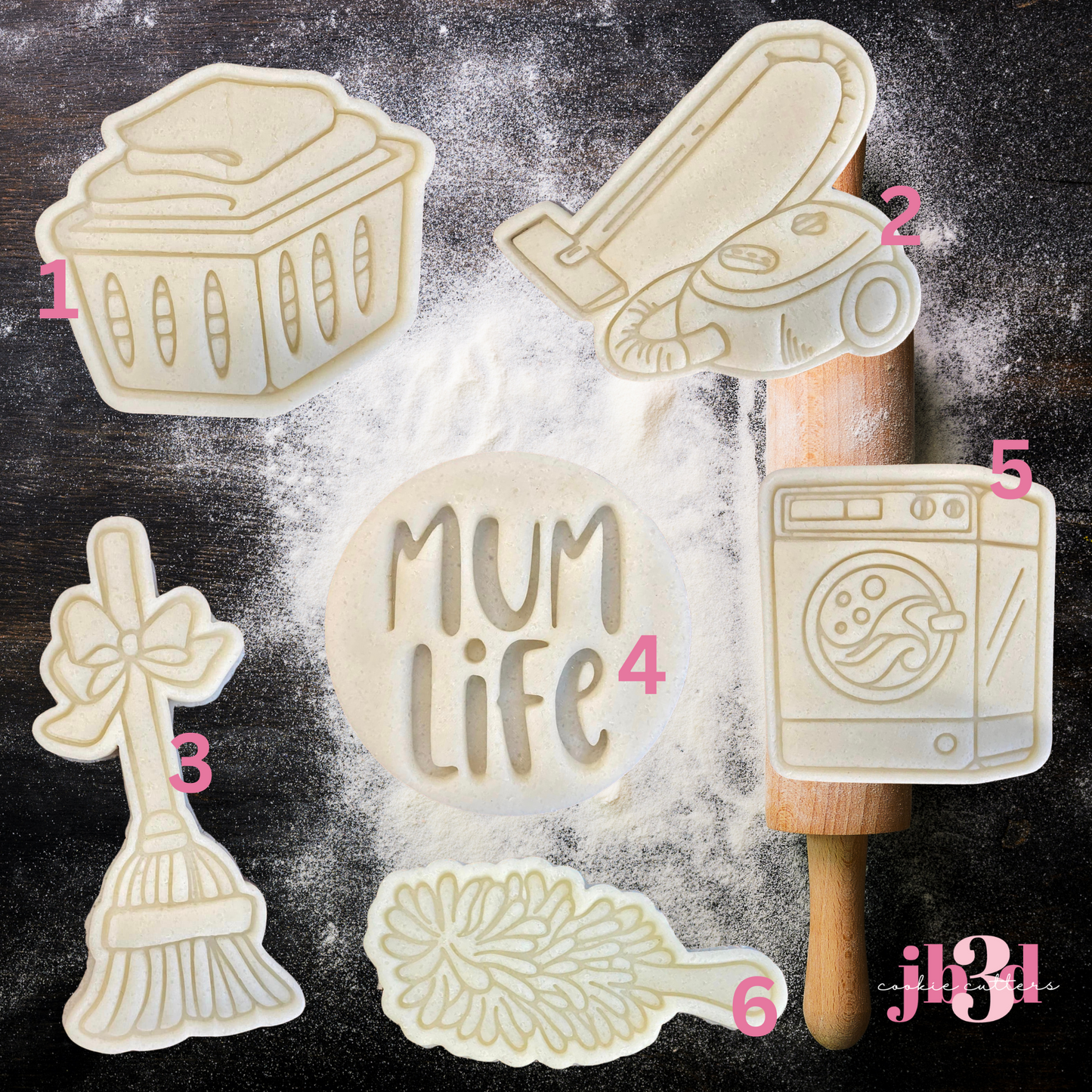 MUM LIFE Cutters & Embosser/Debosser Stamps