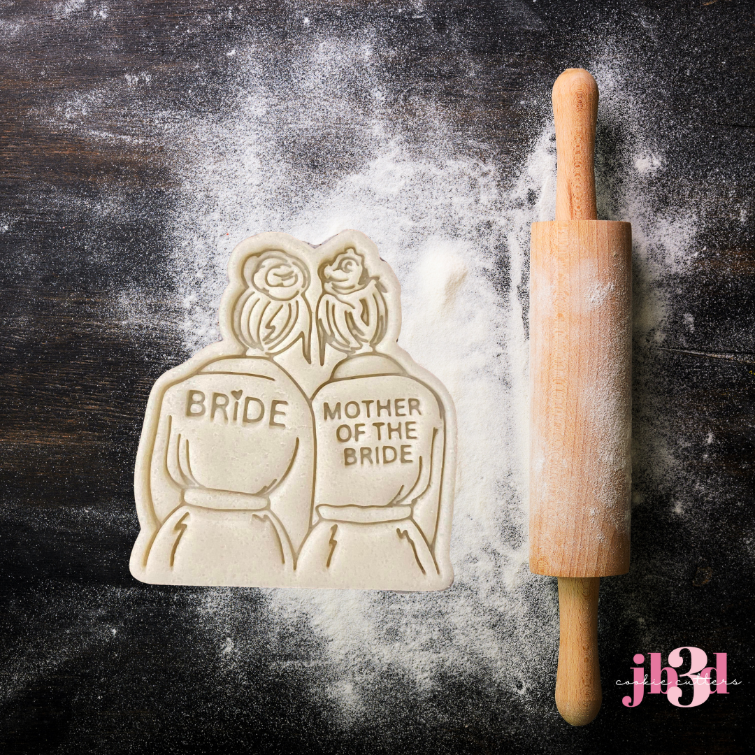 Bride & Mother of the Bride - Cutter & Embosser Stamp