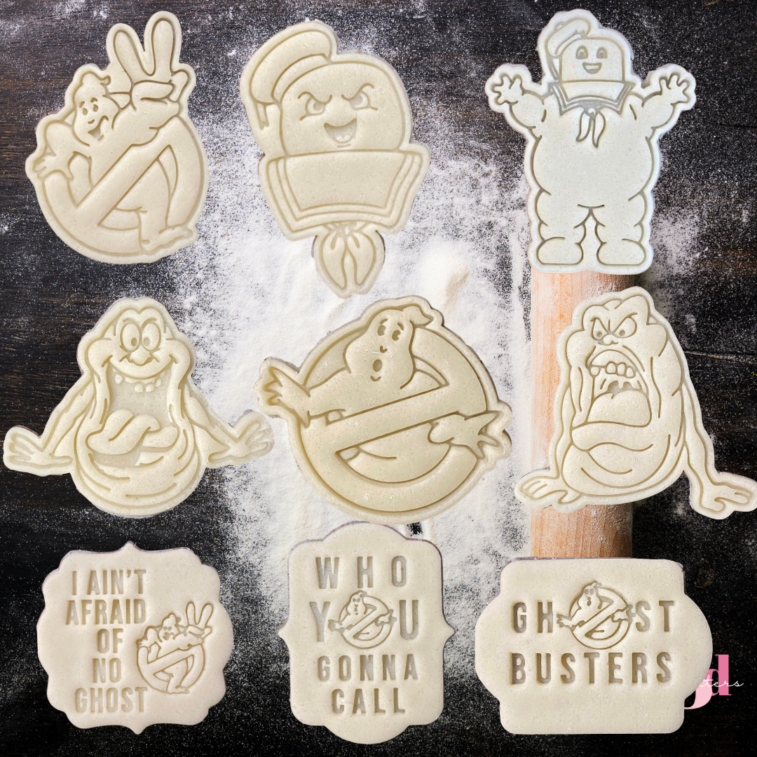 GHOST BUSTERS themed Cutters & Embosser Stamps