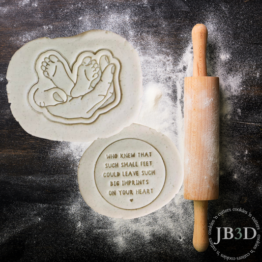 Fathers Hands with quote set or singles Cutter/Embosser stamp