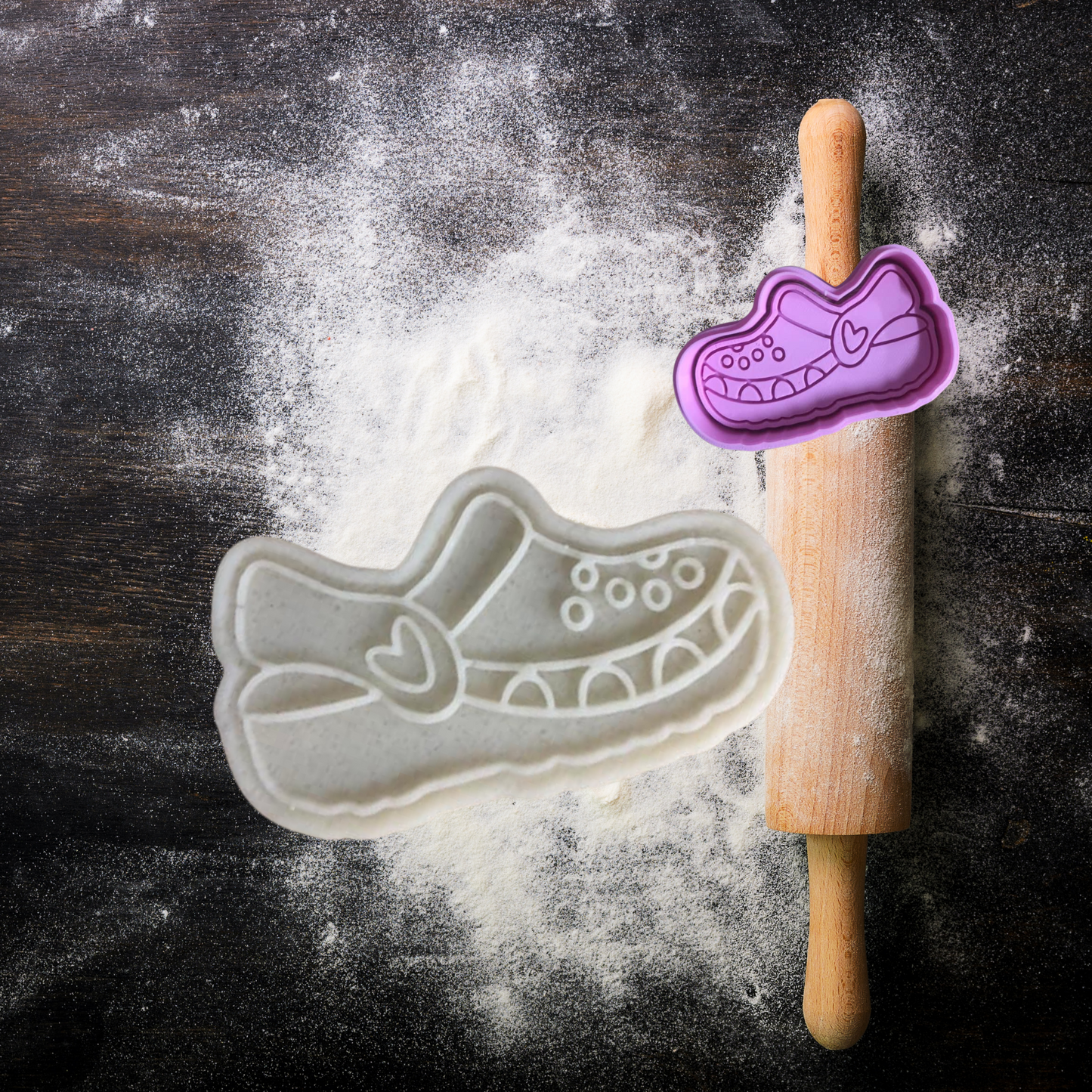 CROC SHOE Cookie Cutter & stamp