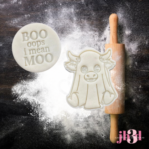 Boo - Oops I mean Moo - Halloween Cutters & Stamps