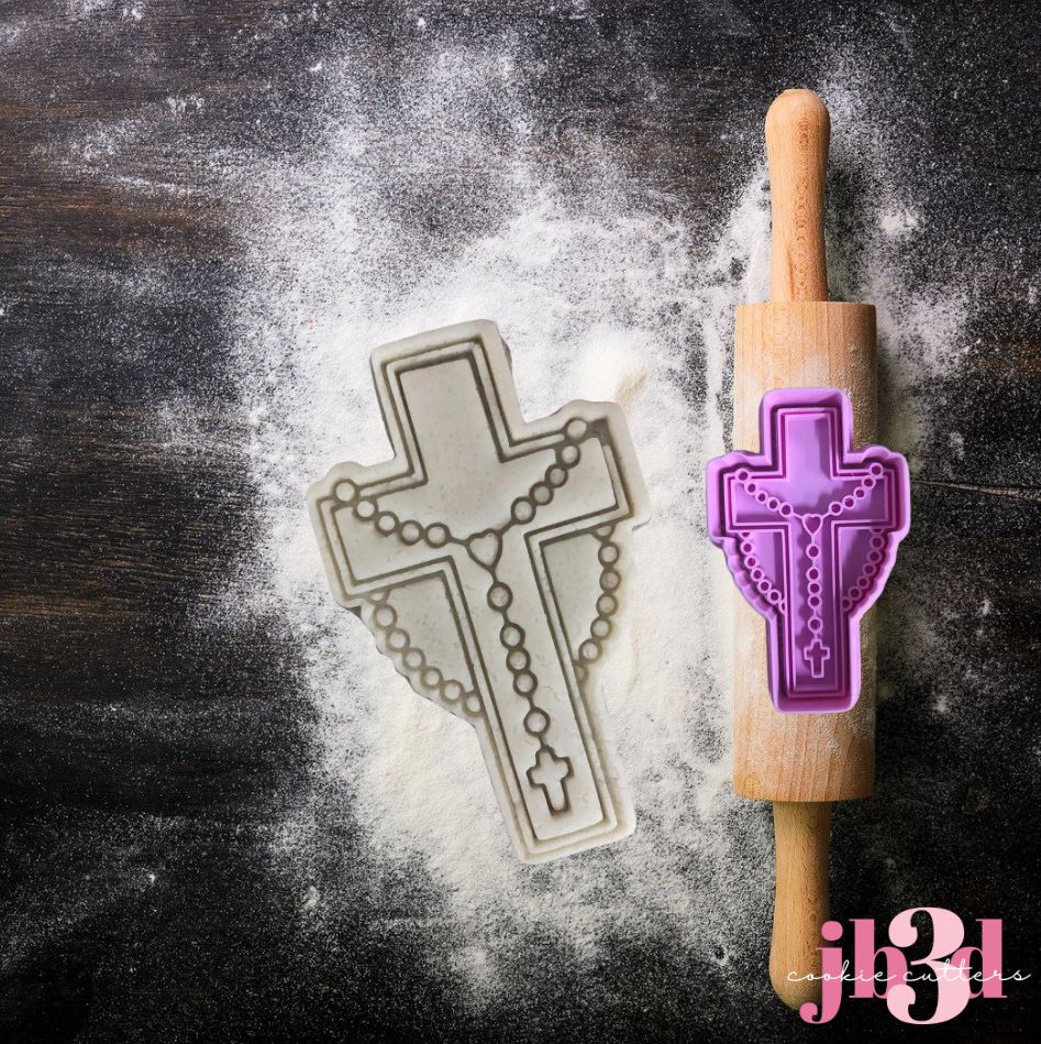 Beaded Cross - Cutter & Embosser